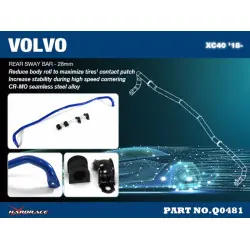 Hardrace Q0481 Rear Sway Bar Volvo XC40 - 