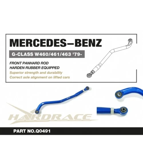 Hardrace Q0491 Front Track Bar-adjustable Mercedes-Benz G-class - 
