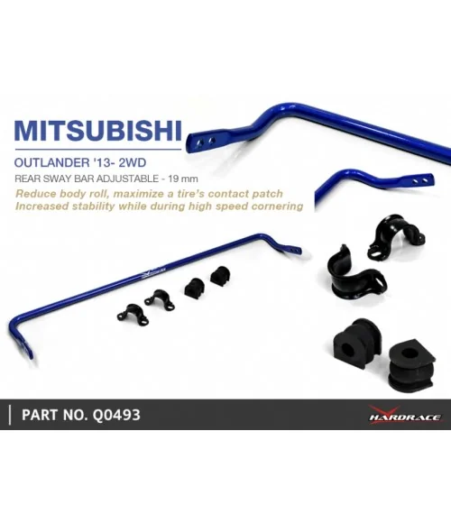 Hardrace Q0493 Rear Sway Bar Mitsubishi Outlander - 
