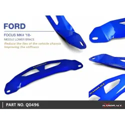 Hardrace Q0496 Middle Lower Brace Ford Focus - 