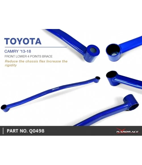 Hardrace Q0498 Front Lower Brace Toyota Camry - 