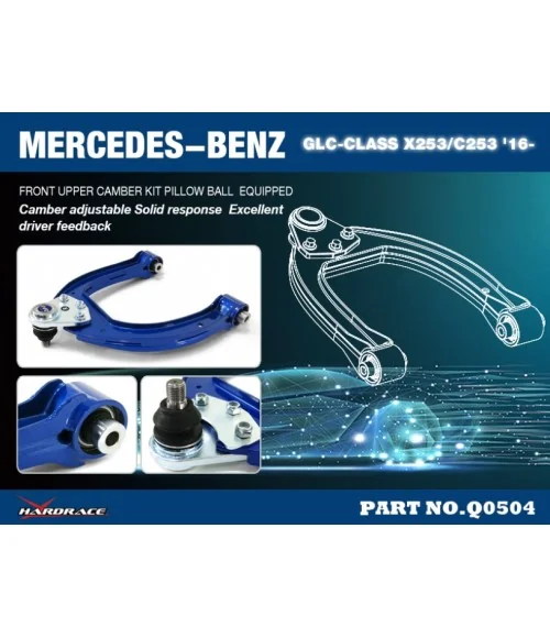 Hardrace Q0504 Front Upper Camber Kit Mercedes-Benz C-class, E-class, Glc-class - 