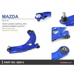 Braccio di controllo anteriore inferiore Hardrace Q0514 Mazda CX-3 - 