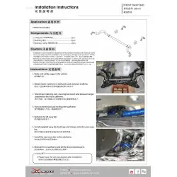 Hardrace Q0516 Front Sway Bar Ford Focus - 