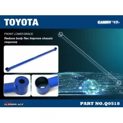 Hardrace Q0518 Front Lower Brace Toyota Camry - 