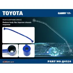 Supporto del telaio ausiliario posteriore Hardrace Q0520 Toyota Camry - 
