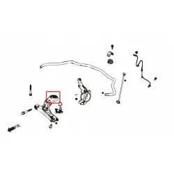 Hardrace Q0521 Front Lower Arm Rear Bushing Honda HR-V - 