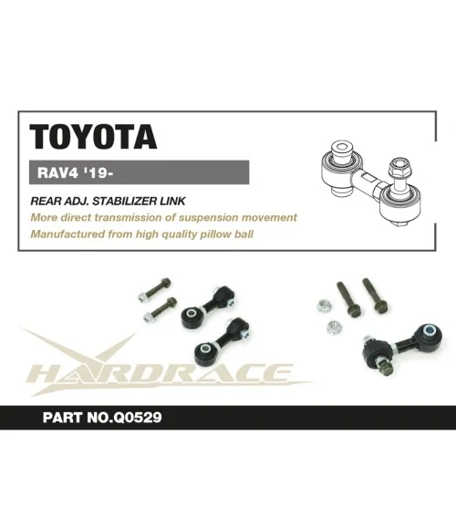 Hardrace Q0529 Rear Adjustable Stab. Link Toyota RAV4, Harrier, Lexus NX - 