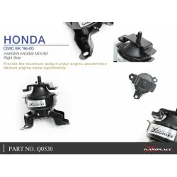 Hardrace Q0530 Supporto motore indurito Honda Civic - 