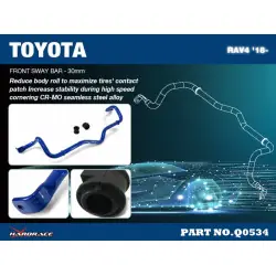 Hardrace Q0534 Front Sway Bar Toyota RAV4 - 