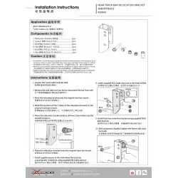 Hardrace Q0540 Staffa di riposizionamento barra di guida posteriore Jeep Wrangler, Wrangler Unlimited - 