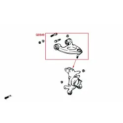 Hardrace Q0549 Rear Upper Camber Kit Lexus LS, Toyota Celsior, Century - 