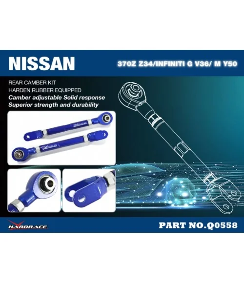 Hardrace Q0558 Rear Camber Kit Infiniti G series, M series, Nissan Skyline, Z-series - 
