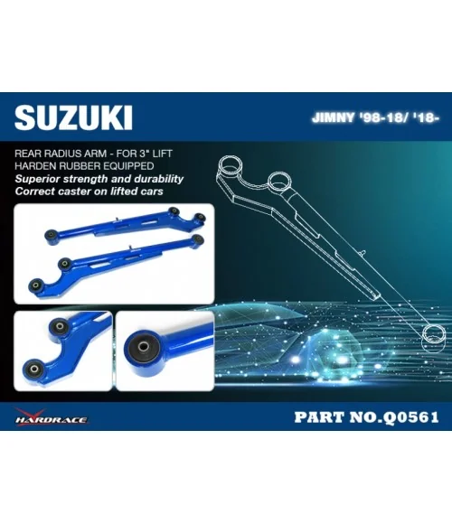 Hardrace Q0561 Rear Radius Arm Suzuki Jimny - 