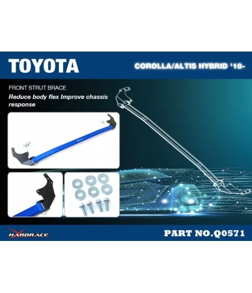 Hardrace Q0571 Front Strut Brace Toyota Corolla/altis/auris, Corolla cross - 