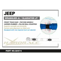 Hardrace Q0574 Front Track Bar Jeep Gladiator, Wrangler, Wrangler unlimited - 