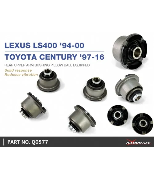 Hardrace Q0577 Rear Upper Arm Bushing Lexus LS, Toyota Century - 