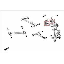 Hardrace Q0577 Rear Upper Arm Bushing Lexus LS, Toyota Century - 