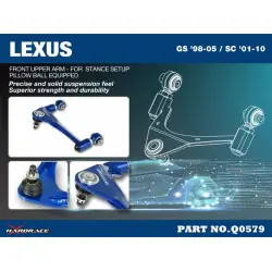 Hardrace Q0579 Front Upper Arm Lexus GS, SC, Toyota Aristo - 