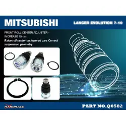 Regolatore del centro di rollio anteriore Hardrace Q0582 Mitsubishi Lancer evolution - 