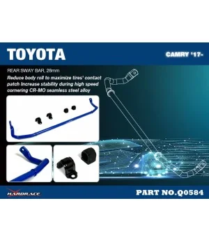 Barra antirollio posteriore Hardrace Q0584 - Toyota Camry da 28 mm - 