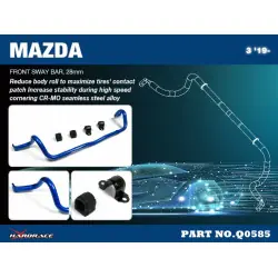 Hardrace Q0585 Barra antirollio anteriore Mazda 3, CX-30 - 