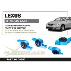 Boccola braccio inferiore anteriore Hardrace Q0586 - Posteriore Lexus, Toyota - 