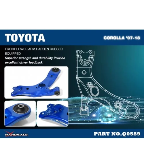 Hardrace Q0589 Front Lower Arm Scion, Toyota - 