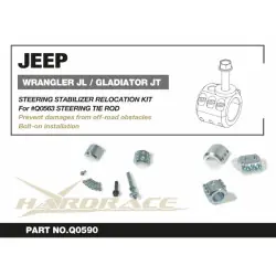 Kit di riposizionamento stabilizzatore sterzo Hardrace Q0590 Jeep Gladiator, Wrangler - 