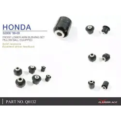Hardrace Q0132 Set boccole braccio inferiore anteriore Honda S2000 - 