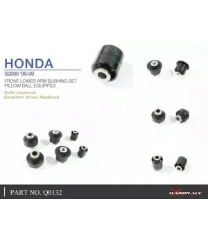 Hardrace Q0132 Set boccole braccio inferiore anteriore Honda S2000 - 