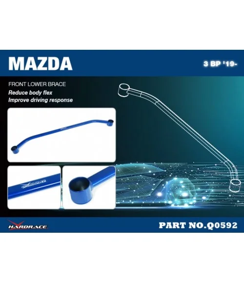Hardrace Q0592 Front Lower Brace Mazda 3, CX-30 - 