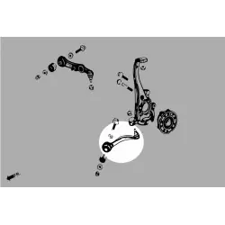 Hardrace Q0594 Anteriore Inferiore - Braccio Anteriore Mercedes-Benz Classe C, Classe E - 