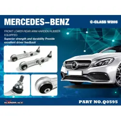 Hardrace Q0595 Braccio anteriore inferiore - posteriore Mercedes-Benz Classe C, Classe E - 