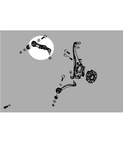 Hardrace Q0595 Braccio anteriore inferiore - posteriore Mercedes-Benz Classe C, Classe E - 
