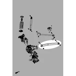 Hardrace Q0597 Front Lower Arm Jeep Gladiator, Wrangler, Wrangler unlimited - 