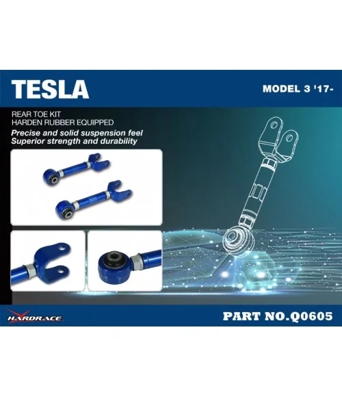 Hardrace Q0605 Rear Toe Kit Tesla Model 3 - 