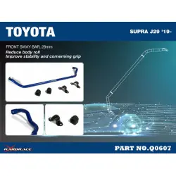 Hardrace Q0607 Barra antirollio anteriore Bmw Z4, Toyota Supra - 