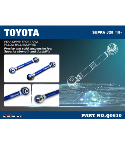 Hardrace Q0610 Rear Upper Front Arm Bmw 3 Series, Z4, Toyota Supra - 