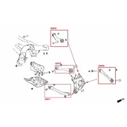 Braccio oscillante posteriore Hardrace Q0611 Bmw Serie 3, Z4, Toyota Supra - 