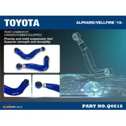Kit di campanatura posteriore Hardrace Q0616 Toyota Alphard - 