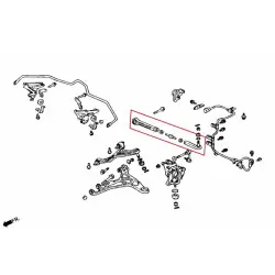 Kit punta posteriore Hardrace Q0617 Honda NSX - 