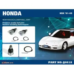 Giunto sferico posteriore inferiore Hardrace Q0618 Honda NSX - 