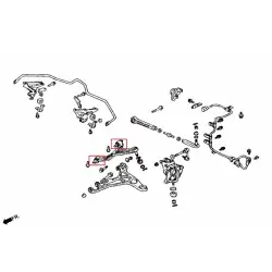 Boccola braccio superiore posteriore Hardrace Q0619 Honda NSX - 