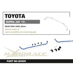 Barra stabilizzatrice posteriore Hardrace Q0620 Bmw Serie 3, Z4, Toyota Supra - 