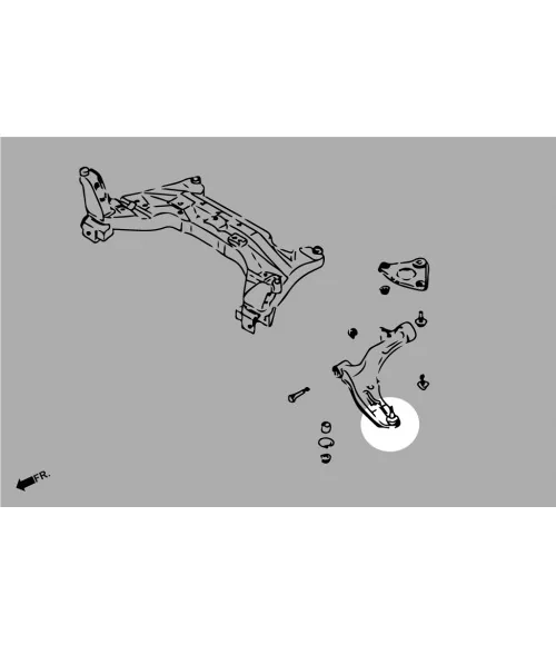 Hardrace Q0623 Front Lower Ball Joint Nissan Primera, Pulsar, Sentra - 