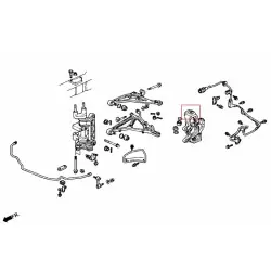 Giunto sferico superiore del fuso a snodo anteriore Hardrace Q0625 Honda NSX - 