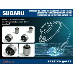 Hardrace Q0627 Front Lower Arm Bushing Scion, Subaru, Toyota - 