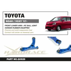 Hardrace Q0628 Front Lower Arm + Rc Ball Joint Toyota NOAH - 