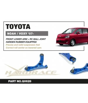 Hardrace Q0628 Braccio inferiore anteriore + giunto sferico RC Toyota NOAH - 